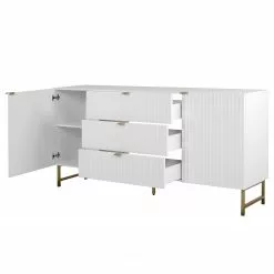 Loftscape Sideboard Metropolis - Matt Weiß -Büromöbel Verkäufe 1000344595 220407 031 DETAILS P000000001000344595