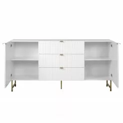 Loftscape Sideboard Metropolis - Matt Weiß -Büromöbel Verkäufe 1000344595 220407 032 DETAILS P000000001000344595