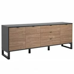 Loftscape Sideboard Mid West II - Bambus Dekor / Anthrazit 26 Loftscape Sideboard Mid West II - Bambus Dekor / Anthrazit -Büromöbel Verkäufe 1000344600 220407 036 DETAILS P000000001000344600