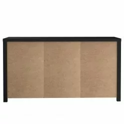 Red Living Sideboard Westlock I - Esche Dekor / Schwarz -Büromöbel Verkäufe 1000344678 220414 050 DETAILS P000000001000344678