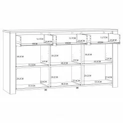 Ridgevalley Sideboard Vassia I - Eiche Navy Dekor / Eiche Riviera Dekor 17 Ridgevalley Sideboard Vassia I - Eiche Navy Dekor / Eiche Riviera Dekor -Büromöbel Verkäufe 1000344684 220414 501 SKETCH DETAILS P000000001000344684 sketch
