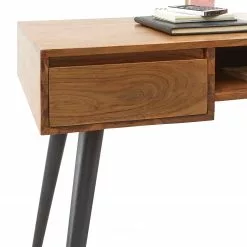 Ars manufacti Schreibtisch Tim - Akazie massiv / Metall - Akazie / Schwarz -Büromöbel Verkäufe 1000346337 220826 030 DETAILS P000000001000346337 1