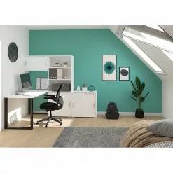 Fredriks Schreibtisch-Kombination Thamali III - Weiß -Büromöbel Verkäufe 1000346953 220504 021 MOOD DETAILS P000000001000346953 mood