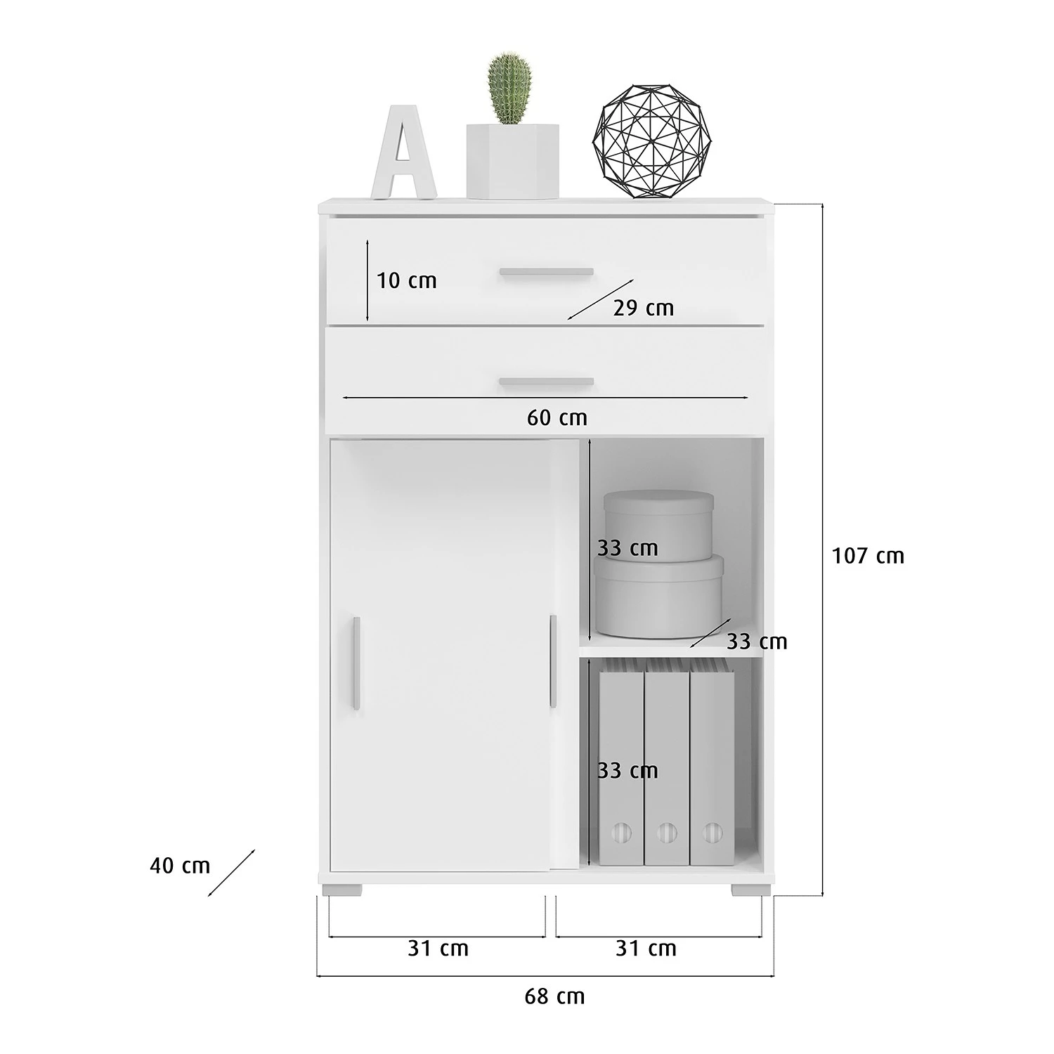 Fredriks Aktenschrank-Kombination Thamali - 136 x 212 cm 11 Fredriks Aktenschrank-Kombination Thamali - 136 x 212 cm – Bild 9