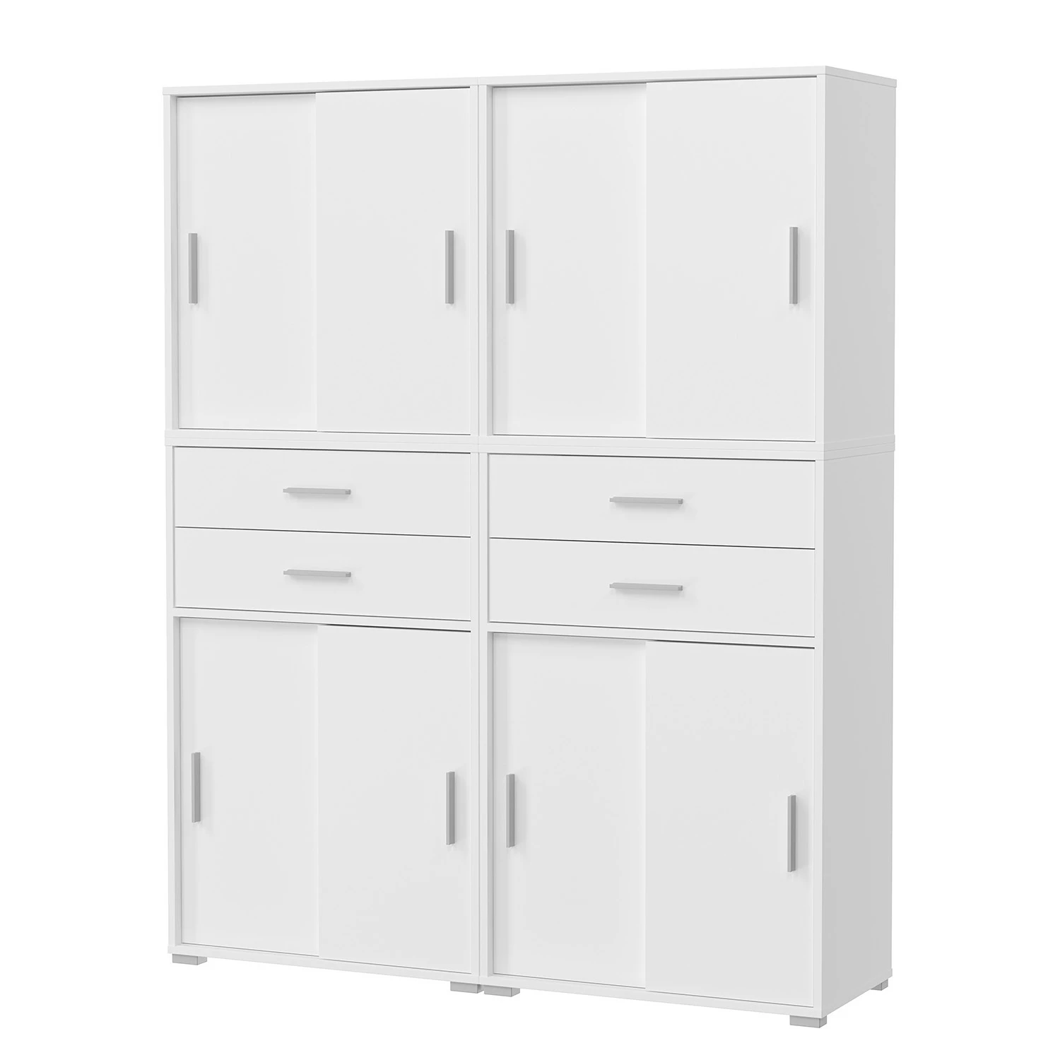 Fredriks Aktenschrank-Kombination Thamali II - Weiß 3 Fredriks Aktenschrank-Kombination Thamali II - Weiß