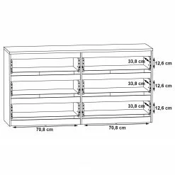 Loftscape Sideboard Optima II - Matt Weiß -Büromöbel Verkäufe 1000348095 220603 501 SKETCH DETAILS P000000001000348095 sketch