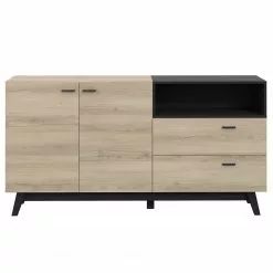 Loftscape Sideboard Pesaro I - Eiche Artisan Dekor / Schwarz 10 Loftscape Sideboard Pesaro I - Eiche Artisan Dekor / Schwarz -Büromöbel Verkäufe 1000348113 220603 031 DETAILS P000000001000348113