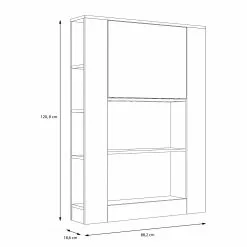 Fredriks Sekretär Warner - Weiß -Büromöbel Verkäufe 1000348135 220505 500 SKETCH DETAILS P000000001000348135 sketch