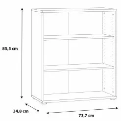 Fredriks Büroregal Wisla - Weiß - 74 x 86 cm -Büromöbel Verkäufe 1000348151 220505 500 SKETCH DETAILS P000000001000348151 sketch