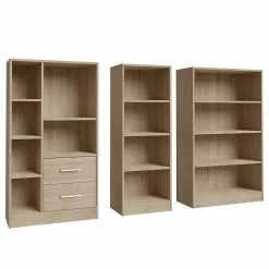 Fredriks Regalwand Wardell (3-teilig) - Eiche Sonoma Dekor 13 Fredriks Regalwand Wardell (3-teilig) - Eiche Sonoma Dekor -Büromöbel Verkäufe 1000348162 220505 030 DETAILS P000000001000348162