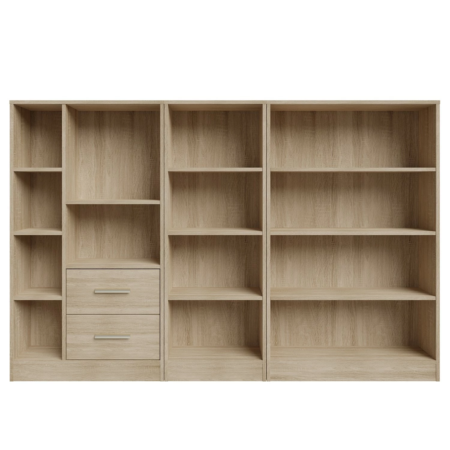 Fredriks Regalwand Wardell (3-teilig) - Eiche Sonoma Dekor 6 Fredriks Regalwand Wardell (3-teilig) - Eiche Sonoma Dekor – Bild 4