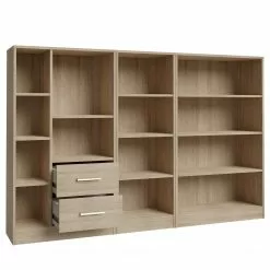 Fredriks Regalwand Wardell (3-teilig) - Eiche Sonoma Dekor 16 Fredriks Regalwand Wardell (3-teilig) - Eiche Sonoma Dekor -Büromöbel Verkäufe 1000348162 220505 033 DETAILS P000000001000348162