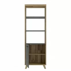 Fredriks Büroregal Winster - Asteiche Dekor / Beton Dekor -Büromöbel Verkäufe 1000348165 220505 031 DETAILS P000000001000348165