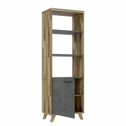 Fredriks Büroregal Winster - Asteiche Dekor / Beton Dekor -Büromöbel Verkäufe 1000348165 220505 032 DETAILS P000000001000348165