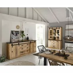 Ridgevalley Sideboard Shutter II - Eiche Dekor -Büromöbel Verkäufe 1000348708 220505 021 MOOD DETAILS P000000001000348708 mood