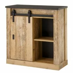 Ridgevalley Büro-Set Shutter II (2-teilig) - Eiche Dekor -Büromöbel Verkäufe 1000348749 220505 040 DETAILS P000000001000348749