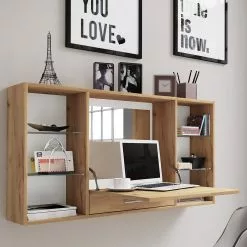 VCM Wandschreibtisch Teala II - Asteiche Dekor -Büromöbel Verkäufe 1000350358 220519 023 MOOD DETAILS P000000001000350358 mood