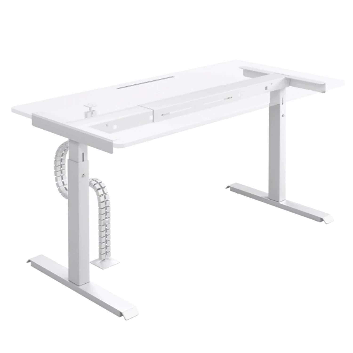 Loftscape Schreibtisch Warnant - (Manuell höhenverstellbar) - Weiß - Breite: 160 cm 4 Loftscape Schreibtisch Warnant - (Manuell höhenverstellbar) - Weiß - Breite: 160 cm – Bild 2