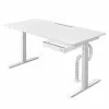 Loftscape Schreibtisch Warnant II - (Manuell höhenverstellbar) - Weiß - Breite: 160 cm -Büromöbel Verkäufe 1000353139 220519 010 IMAGE P000000001000353139
