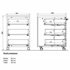 Germania Büroset GW-Lissabon IX (2-teilig) - Breite: 160 cm -Büromöbel Verkäufe 1000353365 220520 501 SKETCH DETAILS P000000001000353365 sketch