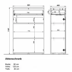 Germania Büroset GW-Lissabon X (3-teilig) - Breite: 160 cm -Büromöbel Verkäufe 1000353367 220520 502 SKETCH DETAILS P000000001000353367 sketch