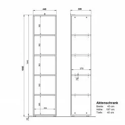 Germania Büroset GW-Lissabon XII (6-teilig) - Breite: 160 cm -Büromöbel Verkäufe 1000353373 220520 505 SKETCH DETAILS P000000001000353373 sketch