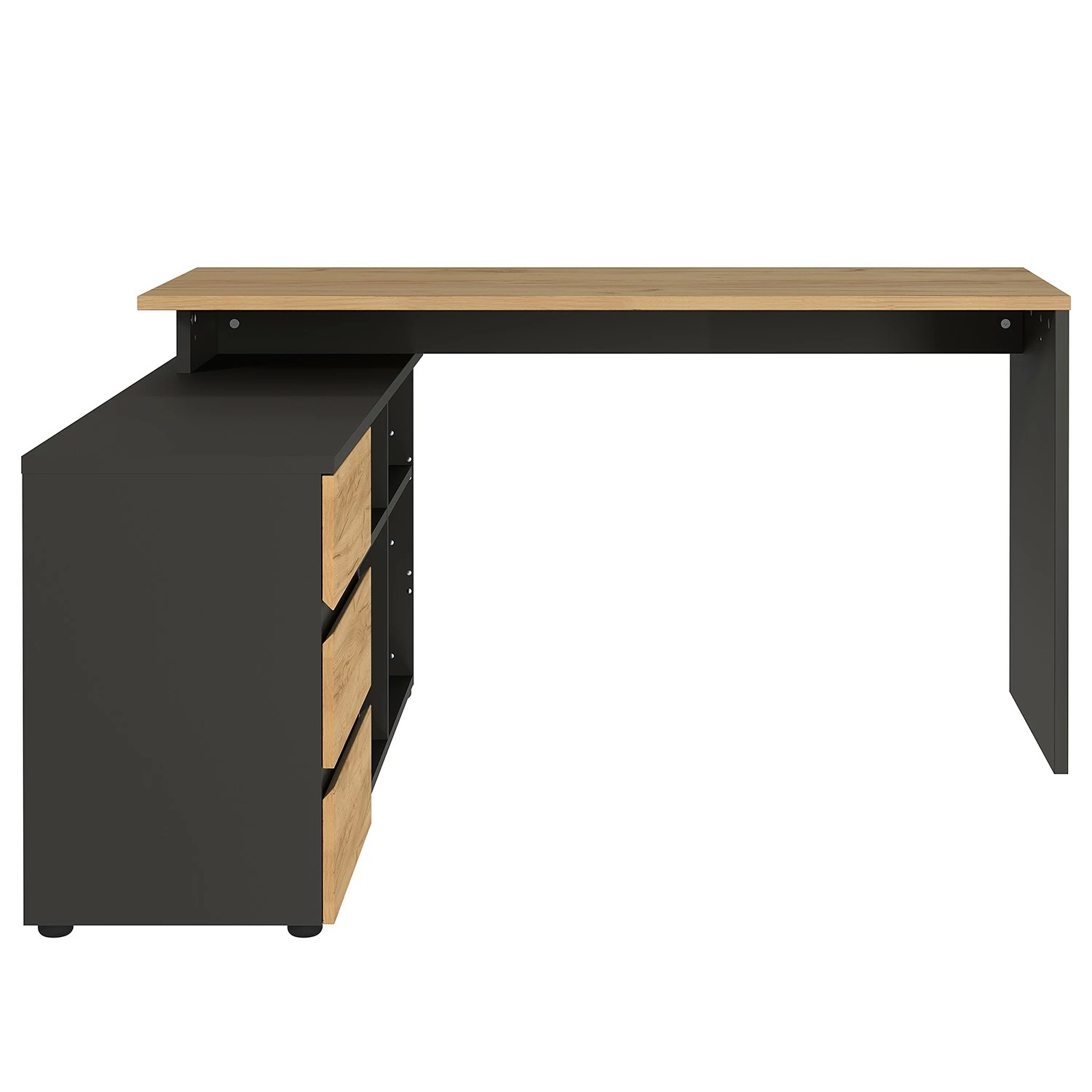 Germania Büroset GW-Lissabon V (2-teilig) - Eiche Navarra Dekor / Graphit 9 Germania Büroset GW-Lissabon V (2-teilig) - Eiche Navarra Dekor / Graphit – Bild 7