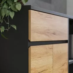 Germania Büroset GW-Lissabon IV (2-teilig) - Eiche Navarra Dekor / Graphit -Büromöbel Verkäufe 1000353376 220520 051 DETAILS P000000001000353376