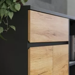 Germania Büroset GW-Lissabon VII (6-teilig) - Eiche Navarra Dekor / Graphit -Büromöbel Verkäufe 1000353378 220520 051 DETAILS P000000001000353378 1