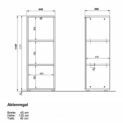 Germania Büroset GW-Lissabon VII (6-teilig) - Eiche Navarra Dekor / Graphit -Büromöbel Verkäufe 1000353378 220520 503 SKETCH DETAILS P000000001000353378 sketch 1