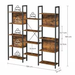 Red Living Regal Leesville IV - Braun / Schwarz 19 Red Living Regal Leesville IV - Braun / Schwarz -Büromöbel Verkäufe 1000353421 220601 500 SKETCH DETAILS P000000001000353421 sketch