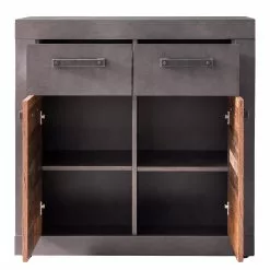 Trendteam Kommode Indy I - Altholz Dekor / Anthrazit -Büromöbel Verkäufe 1000353495 220520 031 DETAILS P000000001000353495