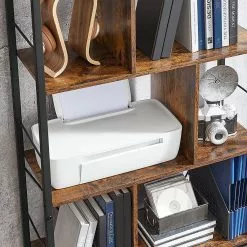 Red Living Regal Niolon I - Braun / Schwarz -Büromöbel Verkäufe 1000355207 220601 030 DETAILS P000000001000355207