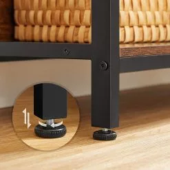 Red Living Regal Niolon IV - Braun / Schwarz -Büromöbel Verkäufe 1000355215 220601 032 DETAILS P000000001000355215