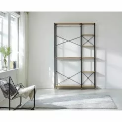 Red Living Regal Ruoms III - Akazie Dekor / Schwarz 9 Red Living Regal Ruoms III - Akazie Dekor / Schwarz -Büromöbel Verkäufe 1000355288 220603 020 MOOD DETAILS P000000001000355288 mood