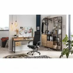 Red Living Regal Ruoms I - Akazie Dekor / Schwarz -Büromöbel Verkäufe 1000355289 220603 022 MOOD DETAILS P000000001000355289 mood