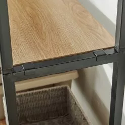 Red Living Regal Ruoms I - Akazie Dekor / Schwarz -Büromöbel Verkäufe 1000355289 220603 032 DETAILS P000000001000355289