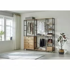 Red Living Regal Ruoms V - Akazie Dekor / Schwarz 11 Red Living Regal Ruoms V - Akazie Dekor / Schwarz -Büromöbel Verkäufe 1000355291 220603 020 MOOD DETAILS P000000001000355291 mood