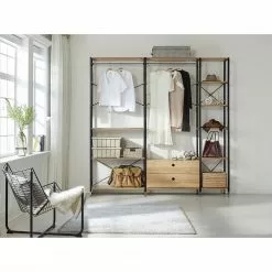 Red Living Regal Ruoms V - Akazie Dekor / Schwarz 12 Red Living Regal Ruoms V - Akazie Dekor / Schwarz -Büromöbel Verkäufe 1000355291 220603 021 MOOD DETAILS P000000001000355291 mood