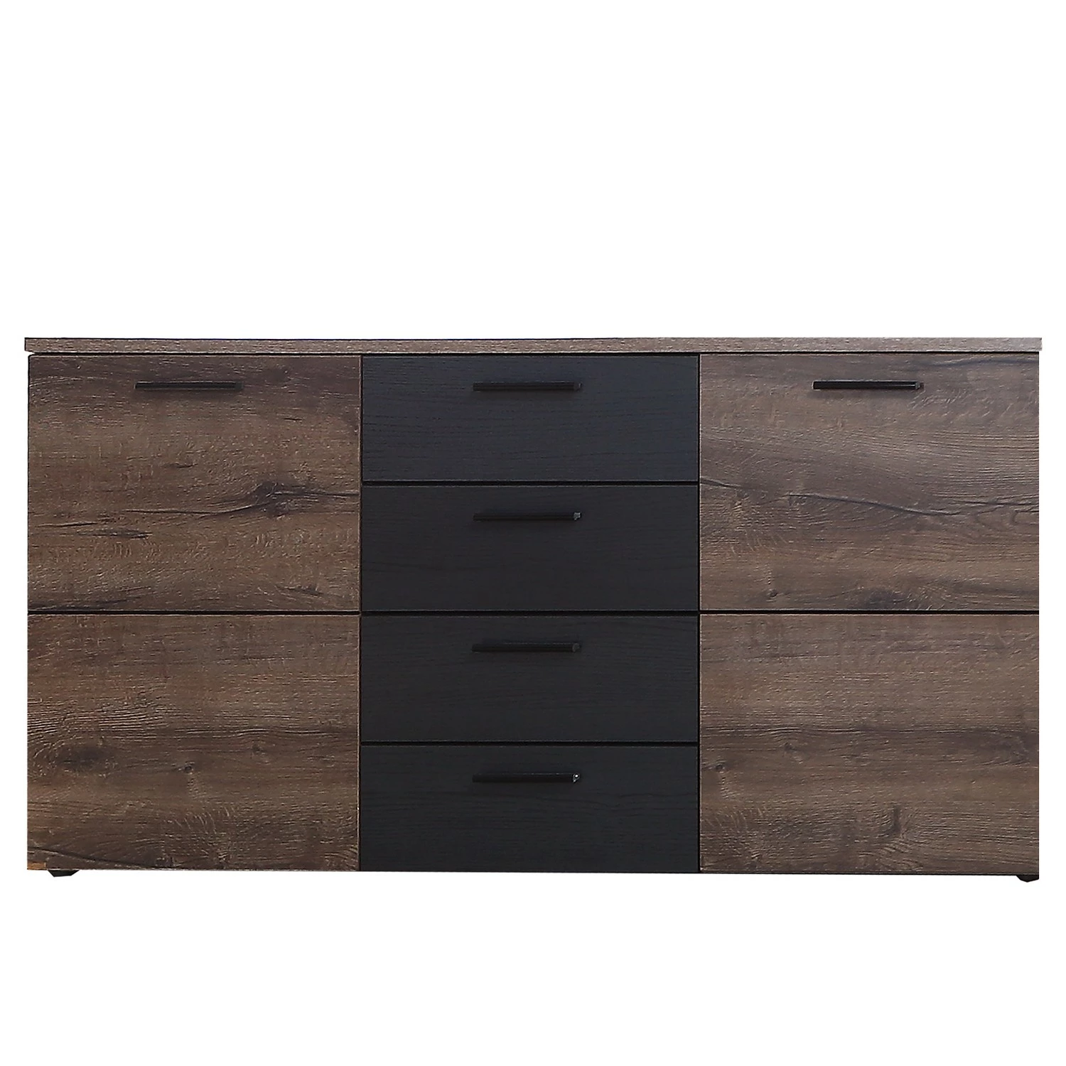 Loftscape Sideboard Uvero - Eiche Schwarz Dekor / Eiche Havanna Dekor 5 Loftscape Sideboard Uvero - Eiche Schwarz Dekor / Eiche Havanna Dekor – Bild 3