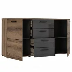 Loftscape Sideboard Uvero - Eiche Schwarz Dekor / Eiche Havanna Dekor 9 Loftscape Sideboard Uvero - Eiche Schwarz Dekor / Eiche Havanna Dekor -Büromöbel Verkäufe 1000356700 220603 031 DETAILS P000000001000356700