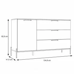 Loftscape Sideboard Ozora I - Hochglanz Weiß / Matt Weiß 14 Loftscape Sideboard Ozora I - Hochglanz Weiß / Matt Weiß -Büromöbel Verkäufe 1000356721 220603 500 SKETCH DETAILS P000000001000356721 sketch