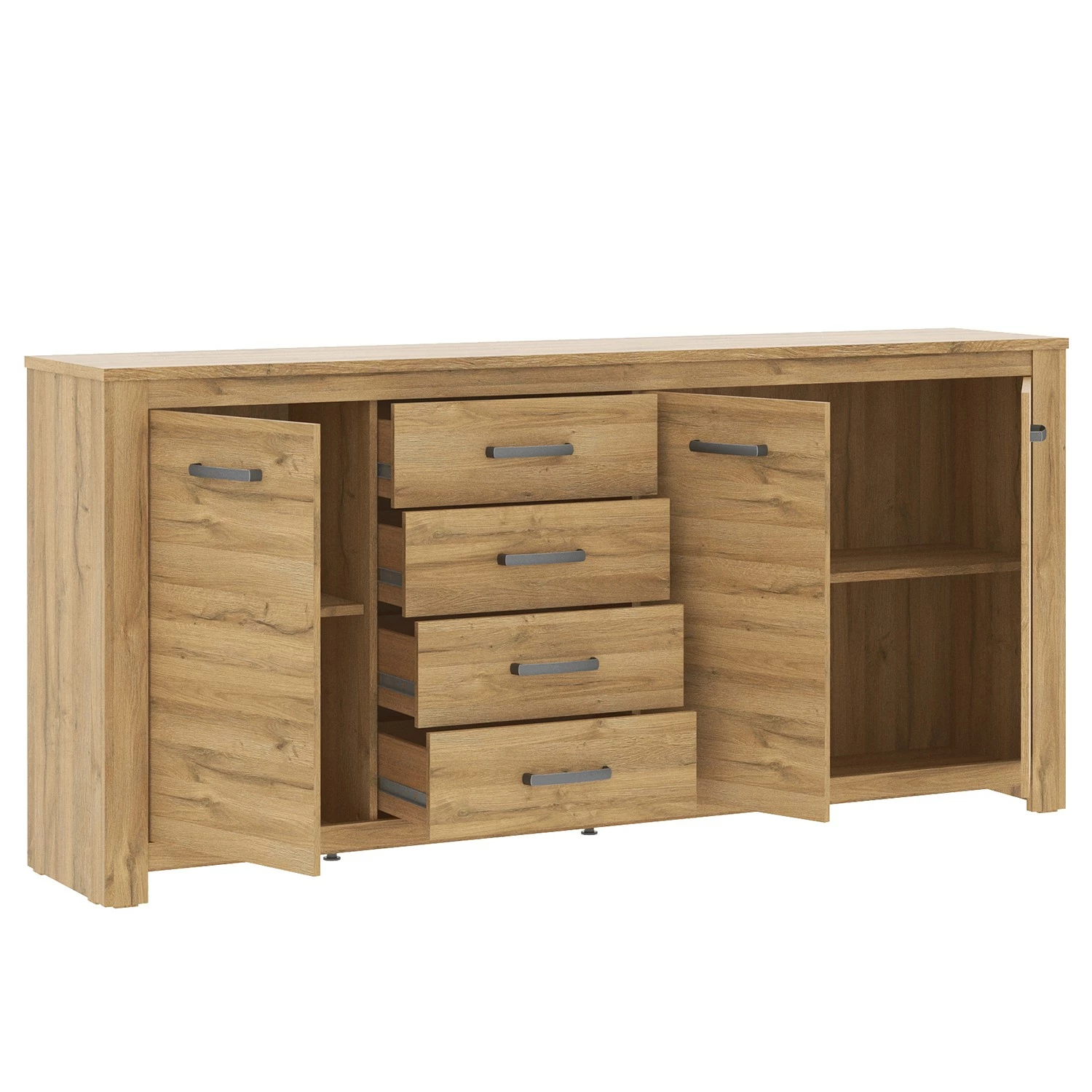 Loftscape Sideboard Verolme II - Eiche Dekor 5 Loftscape Sideboard Verolme II - Eiche Dekor – Bild 3