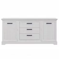 Ridgevalley Sideboard New Dessa I - Kiefer Weiß Dekor -Büromöbel Verkäufe 1000357993 220616 040 DETAILS P000000001000357993