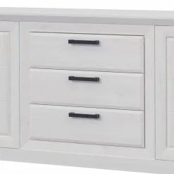 Ridgevalley Sideboard New Dessa I - Kiefer Weiß Dekor -Büromöbel Verkäufe 1000357993 220616 061 DETAILS P000000001000357993