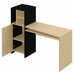 Temahome Schreibtisch-Kombination Mitch - Eiche Dekor / Schwarz 14 Temahome Schreibtisch-Kombination Mitch - Eiche Dekor / Schwarz -Büromöbel Verkäufe 1000358886 220615 040 DETAILS P000000001000358886