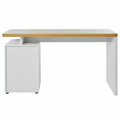 Jahnke Schreibtisch CU-LIBRE C 240 - Eiche Dekor / Weiß -Büromöbel Verkäufe 1000358894 220615 060 DETAILS P000000001000358894