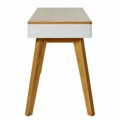 Jahnke Schreibtisch Libre D 120 - Kerneiche Dekor / Weiß -Büromöbel Verkäufe 1000358895 220615 050 DETAILS P000000001000358895