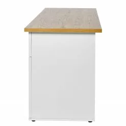 Jahnke Schreibtisch Chalet D 140 - Eiche Dekor / Weiß -Büromöbel Verkäufe 1000358896 220615 050 DETAILS P000000001000358896