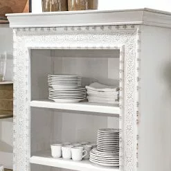 Ridgevalley Regal Missoula - Mango massiv - Vintage Weiß -Büromöbel Verkäufe 1000359909 220624 030 DETAILS P000000001000359909